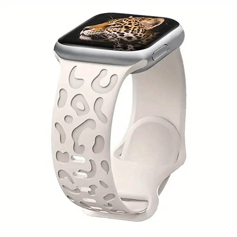 Leopard Engraved Replacement Band Compatible with iWatch DailySale