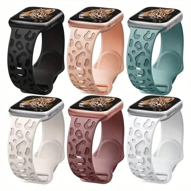 Leopard Engraved Replacement Band Compatible with iWatch DailySale
