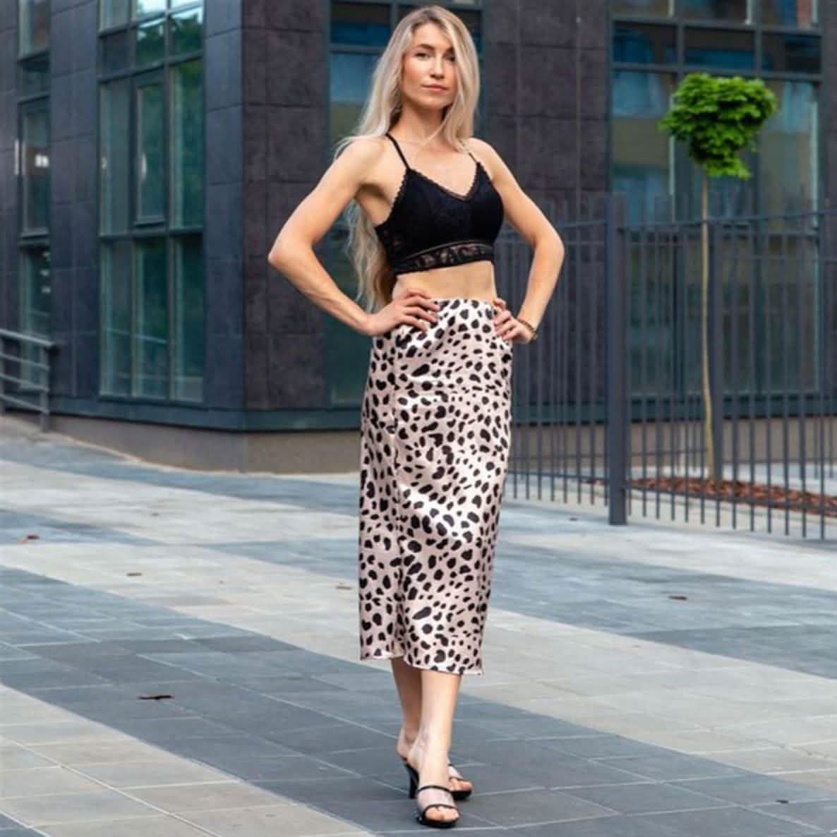 Leopard Slip Skirt DailySale