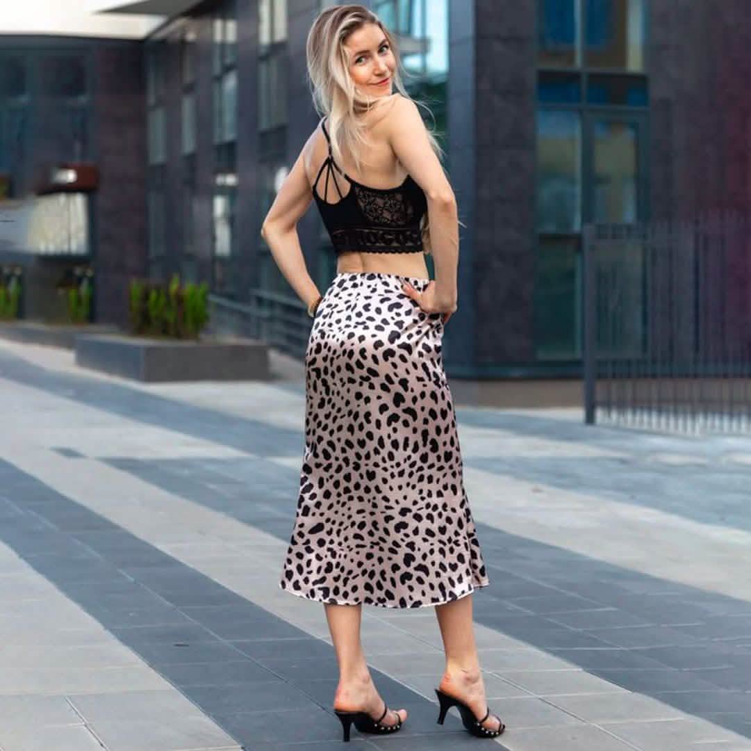 Leopard Slip Skirt DailySale