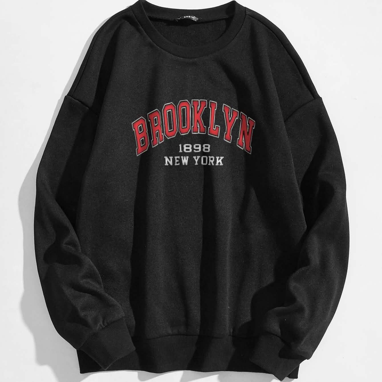 Letter Graphic Thermal Lined Sweatshirt DailySale