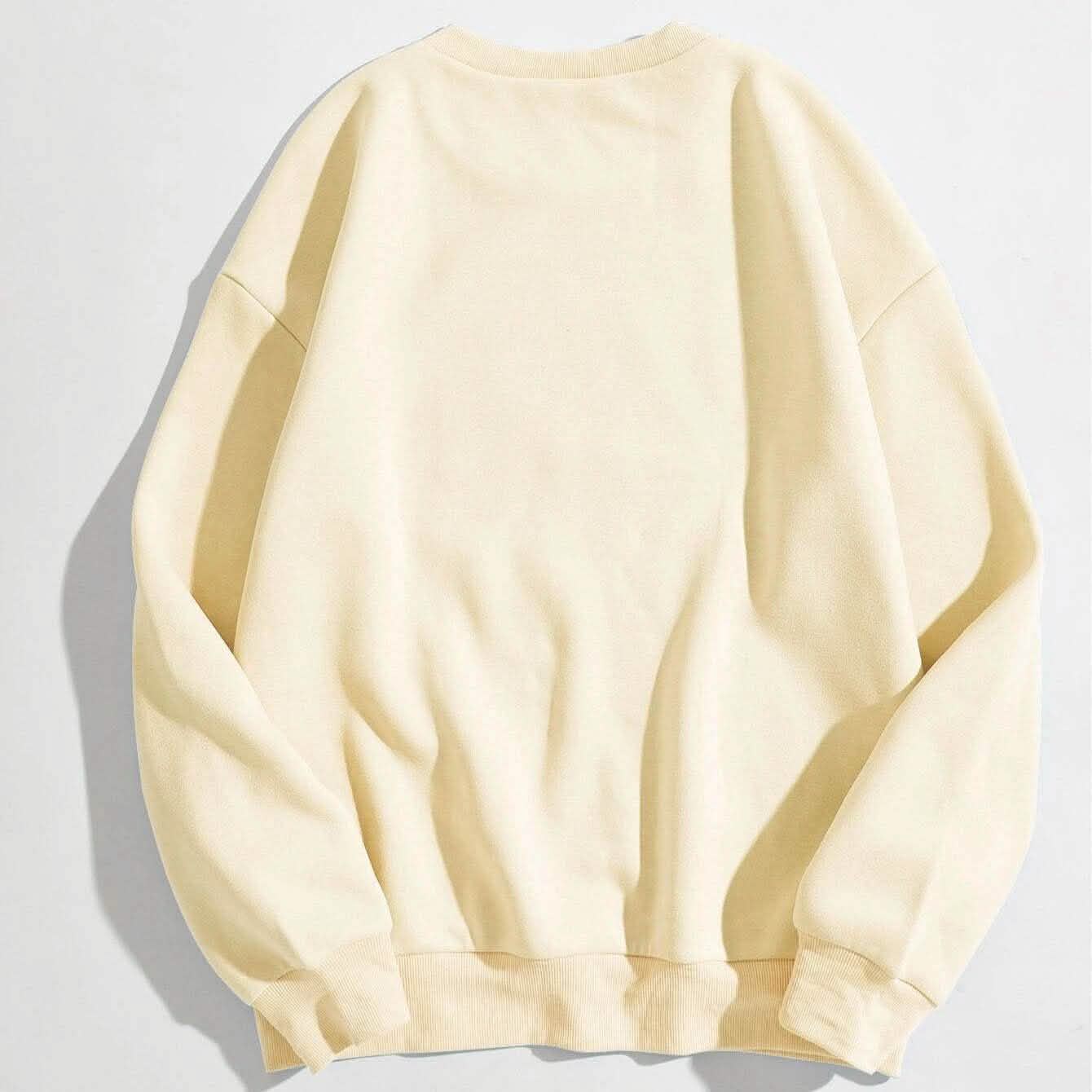 Letter Graphic Thermal Lined Sweatshirt DailySale