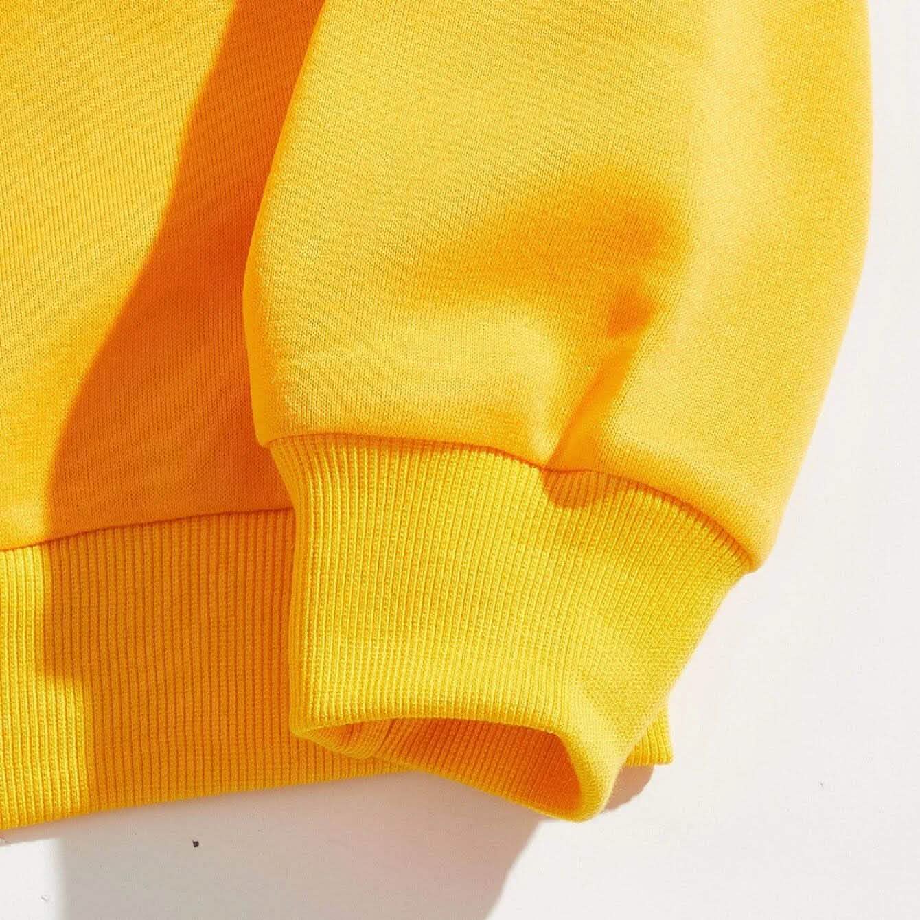 Letter Graphic Thermal Lined Sweatshirt DailySale