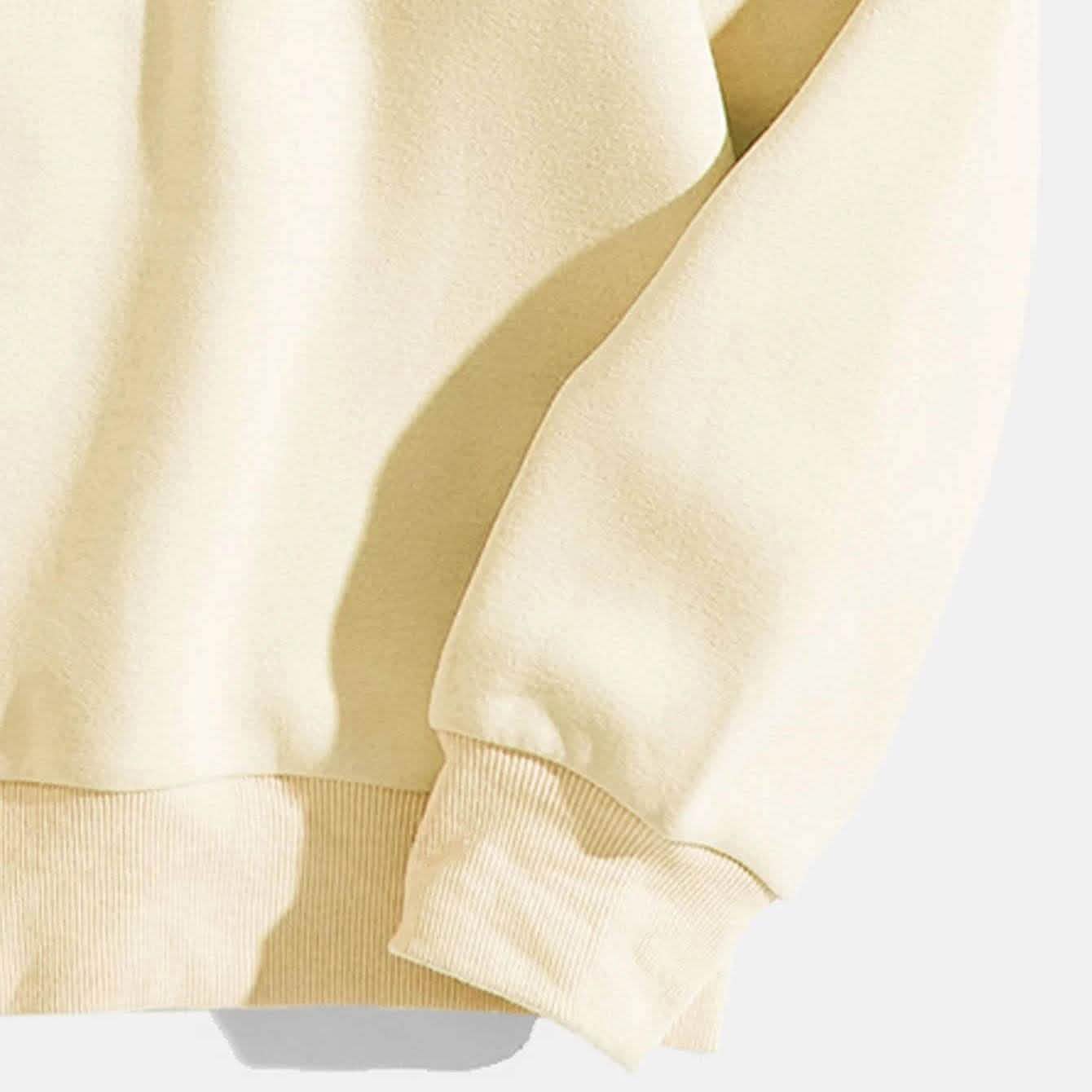 Letter Graphic Thermal Lined Sweatshirt DailySale
