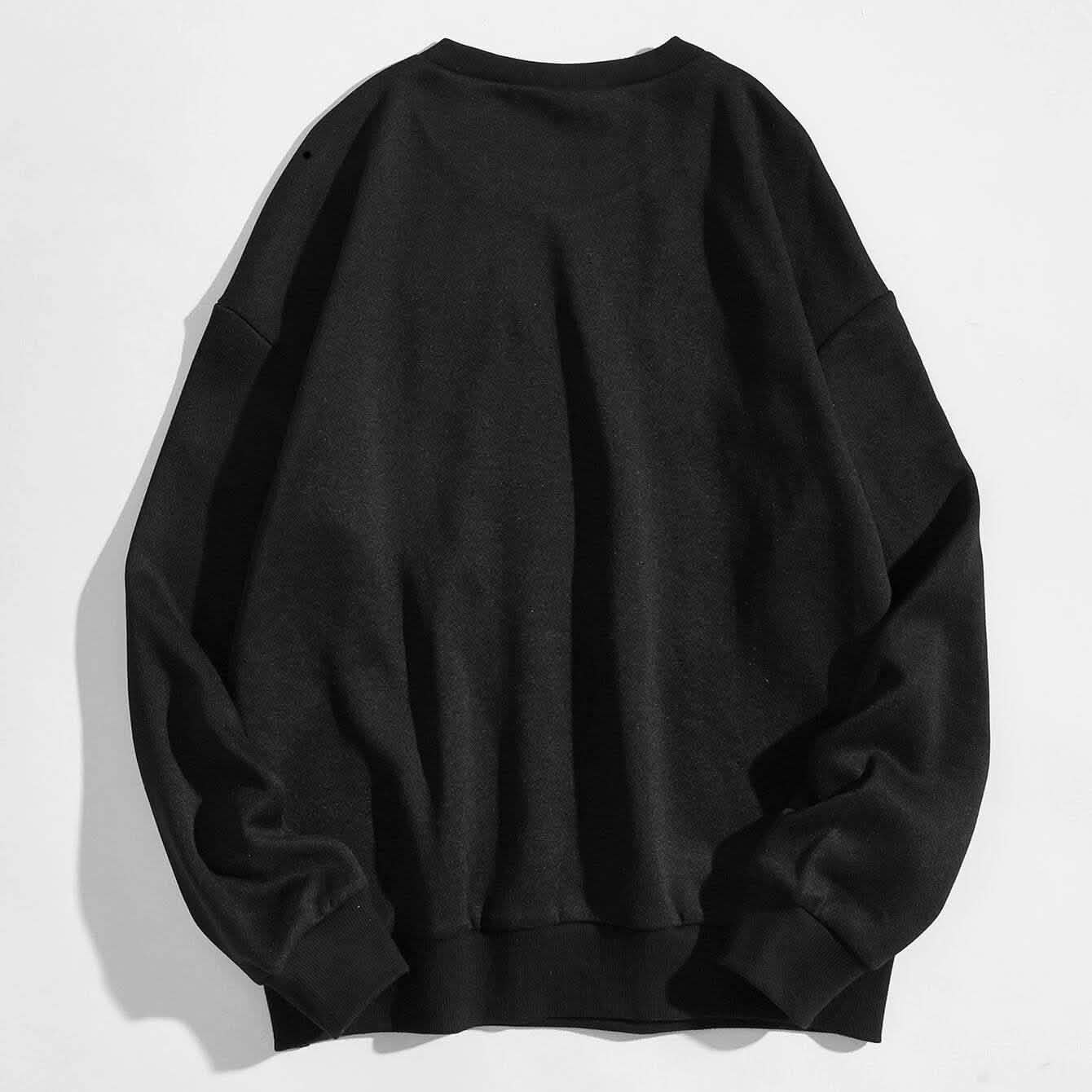 Letter Graphic Thermal Lined Sweatshirt DailySale