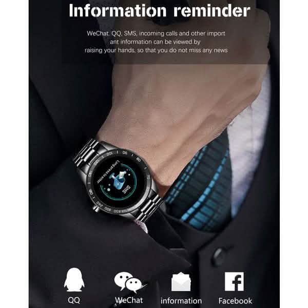 LIGE Steel Band Smart Watch DailySale