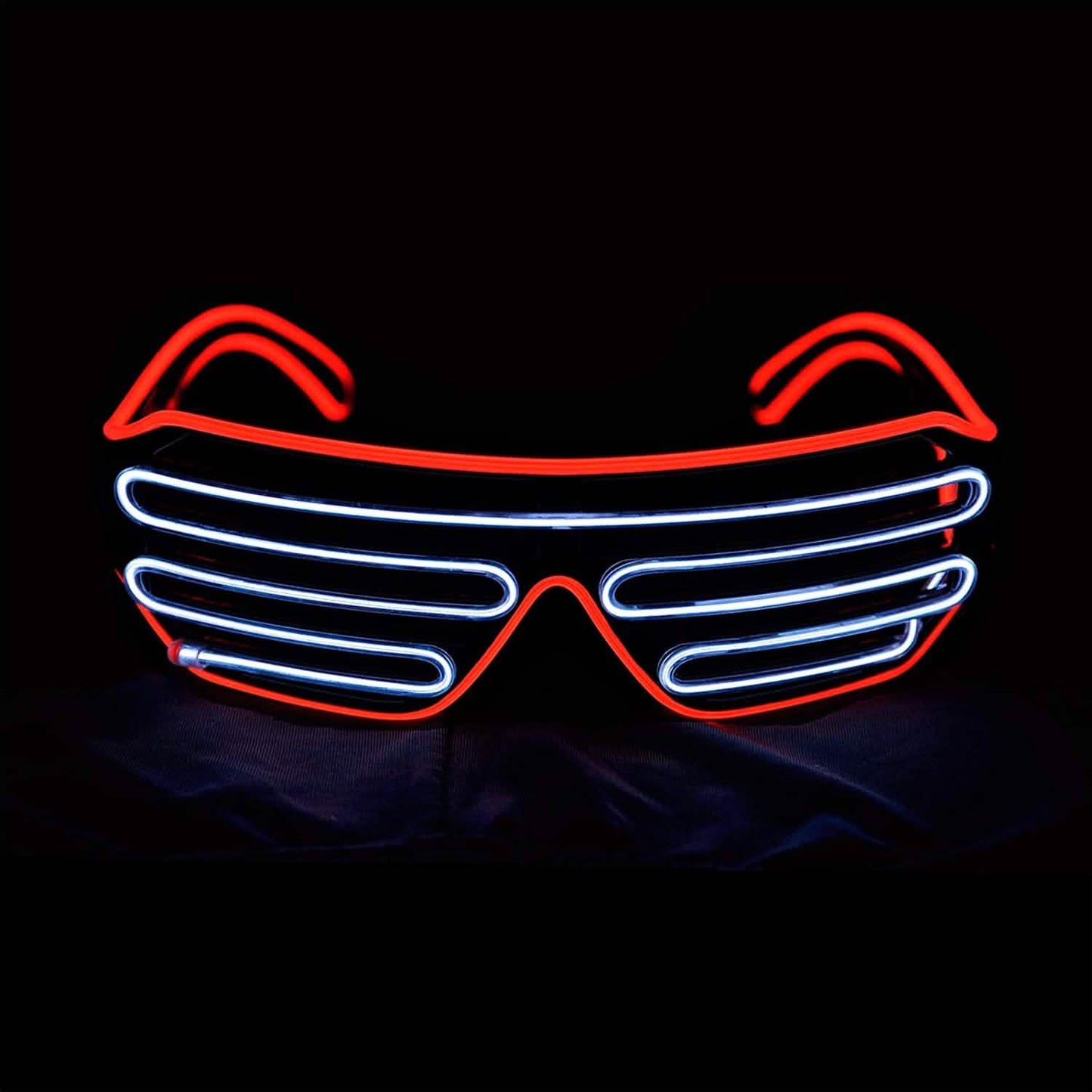 Light Up Shutter Neon Rave Flashing LED Sunglasses DailySale