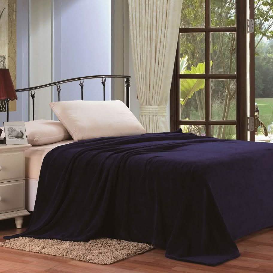 Lightweight and Soft Solid Blankets DailySale