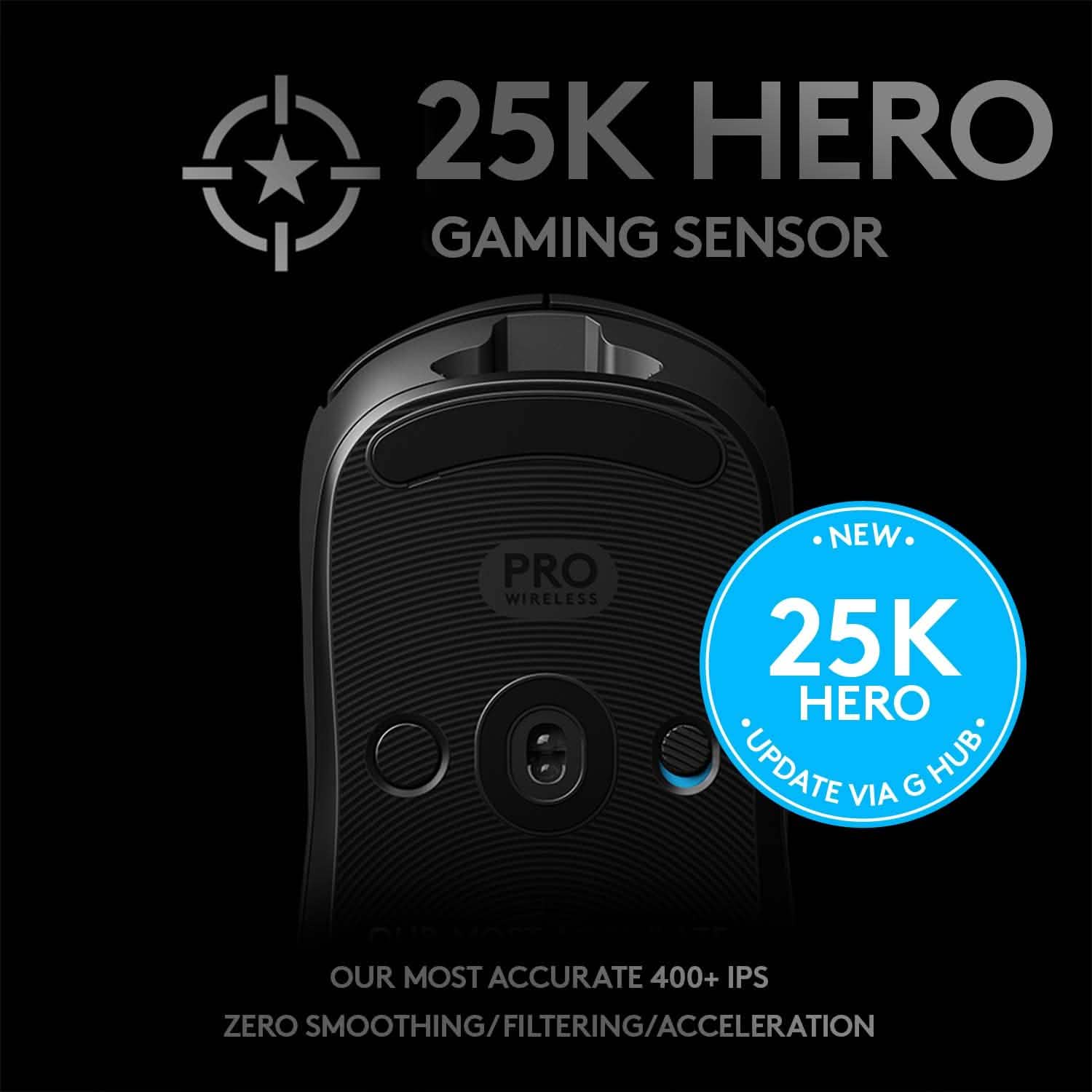 Logitech G Pro Wireless Gaming FPS Mouse with Advanced Gaming Sensor (Refurbished) DailySale