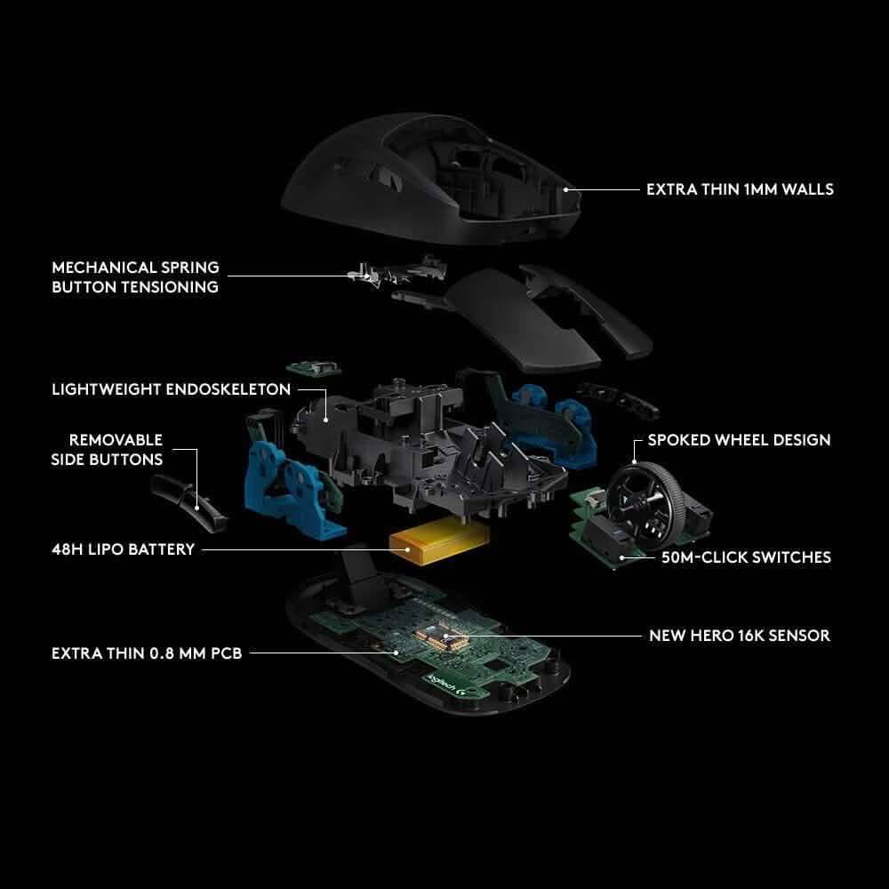 Logitech G Pro Wireless Gaming Mouse with Esports Grade Performance (Refurbished) DailySale