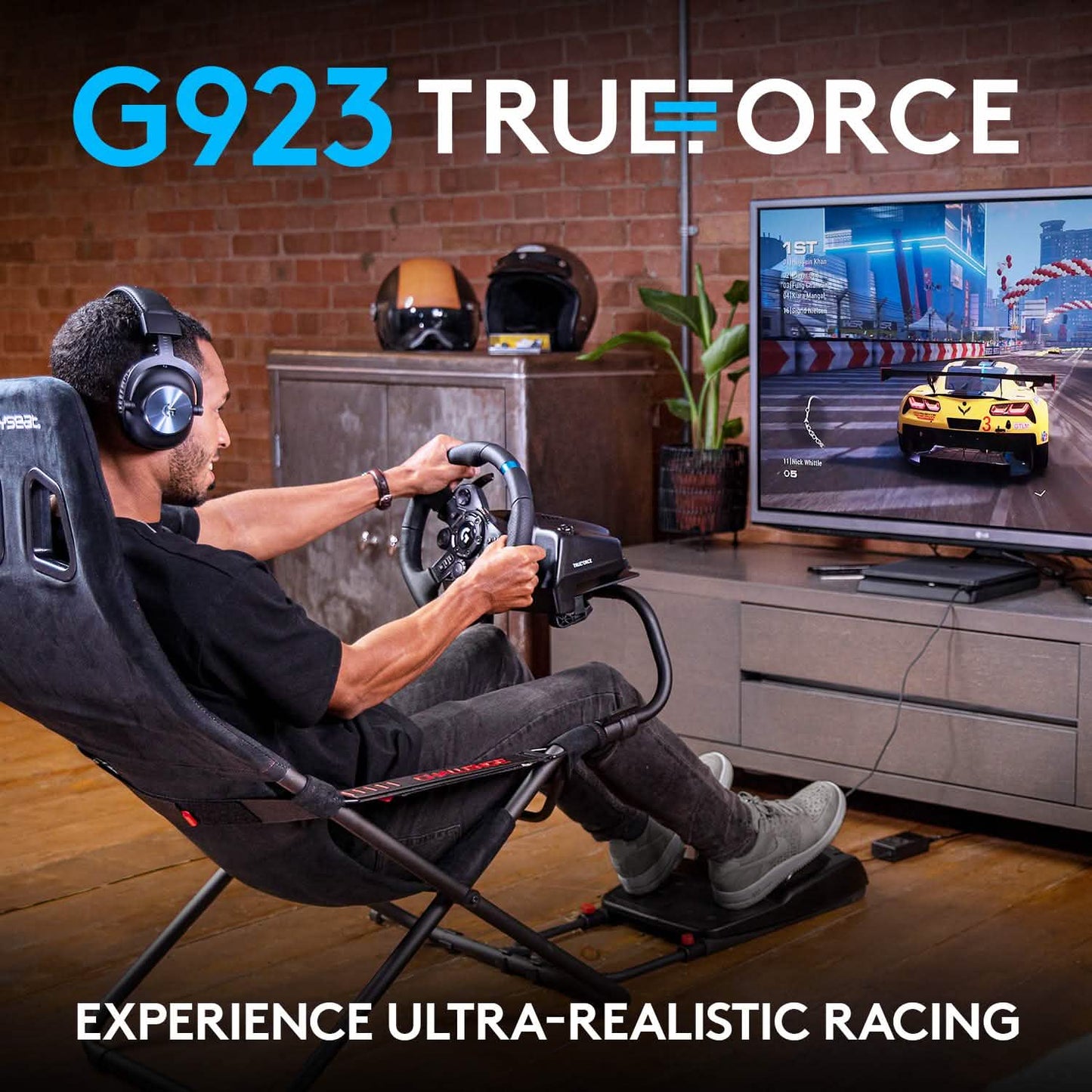 Logitech G923 Racing Wheel and Pedals (Refurbished) DailySale