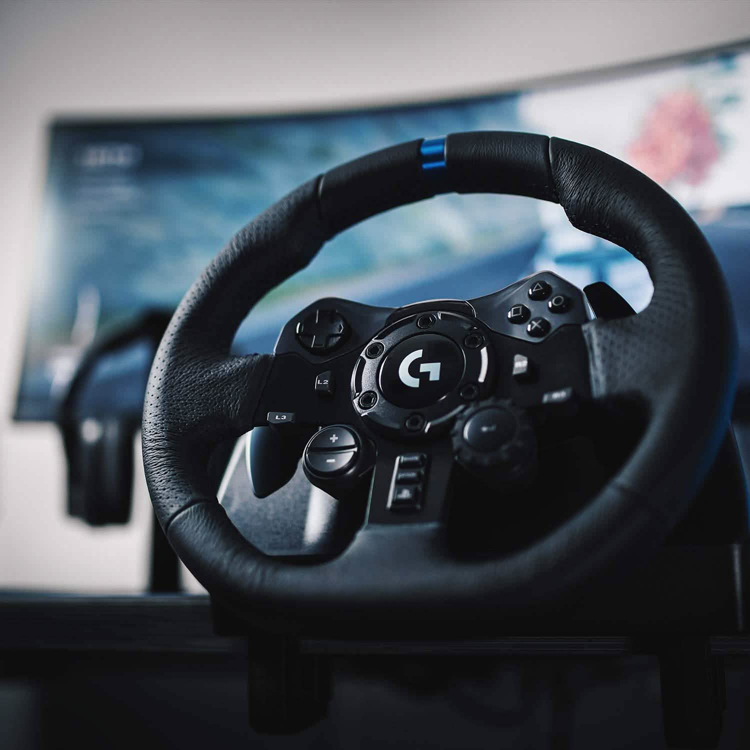 Logitech G923 Racing Wheel and Pedals (Refurbished) DailySale