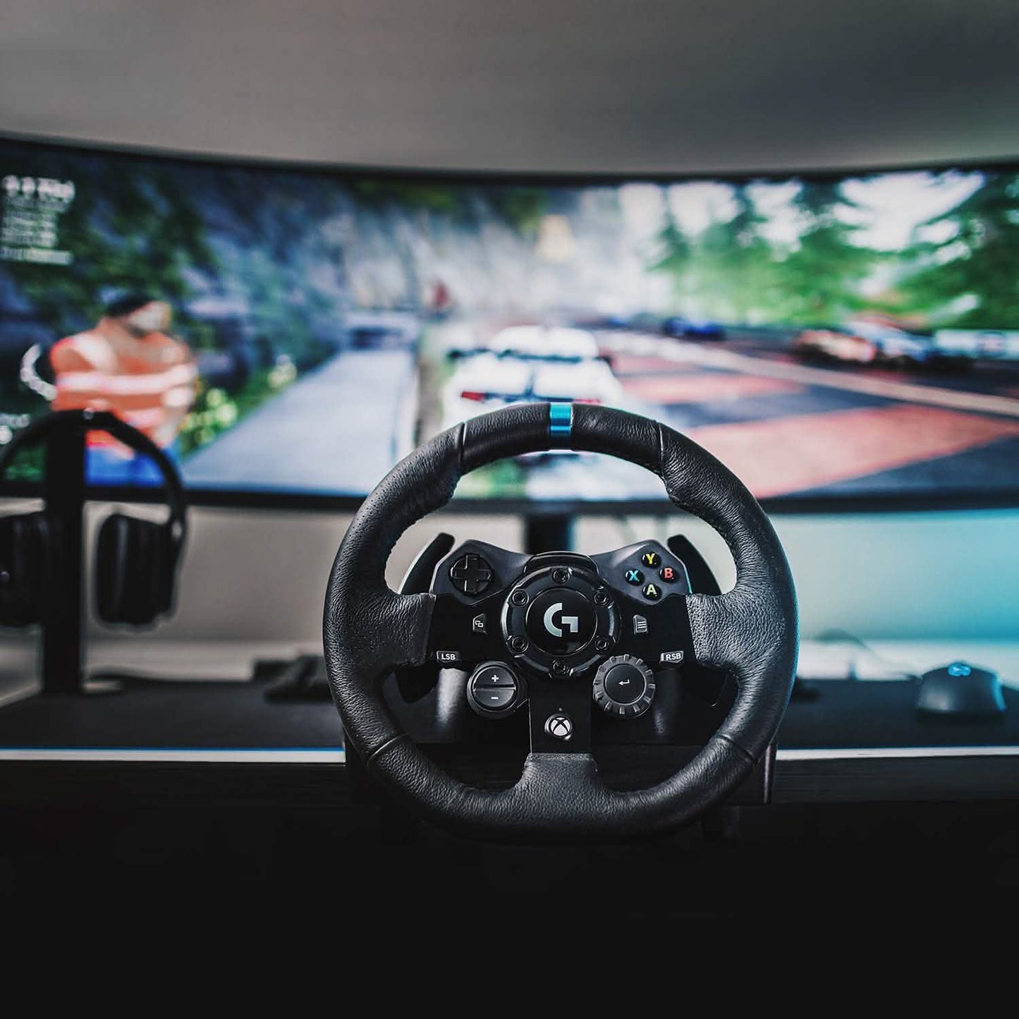 Logitech G923 Racing Wheel and Pedals (Refurbished) DailySale