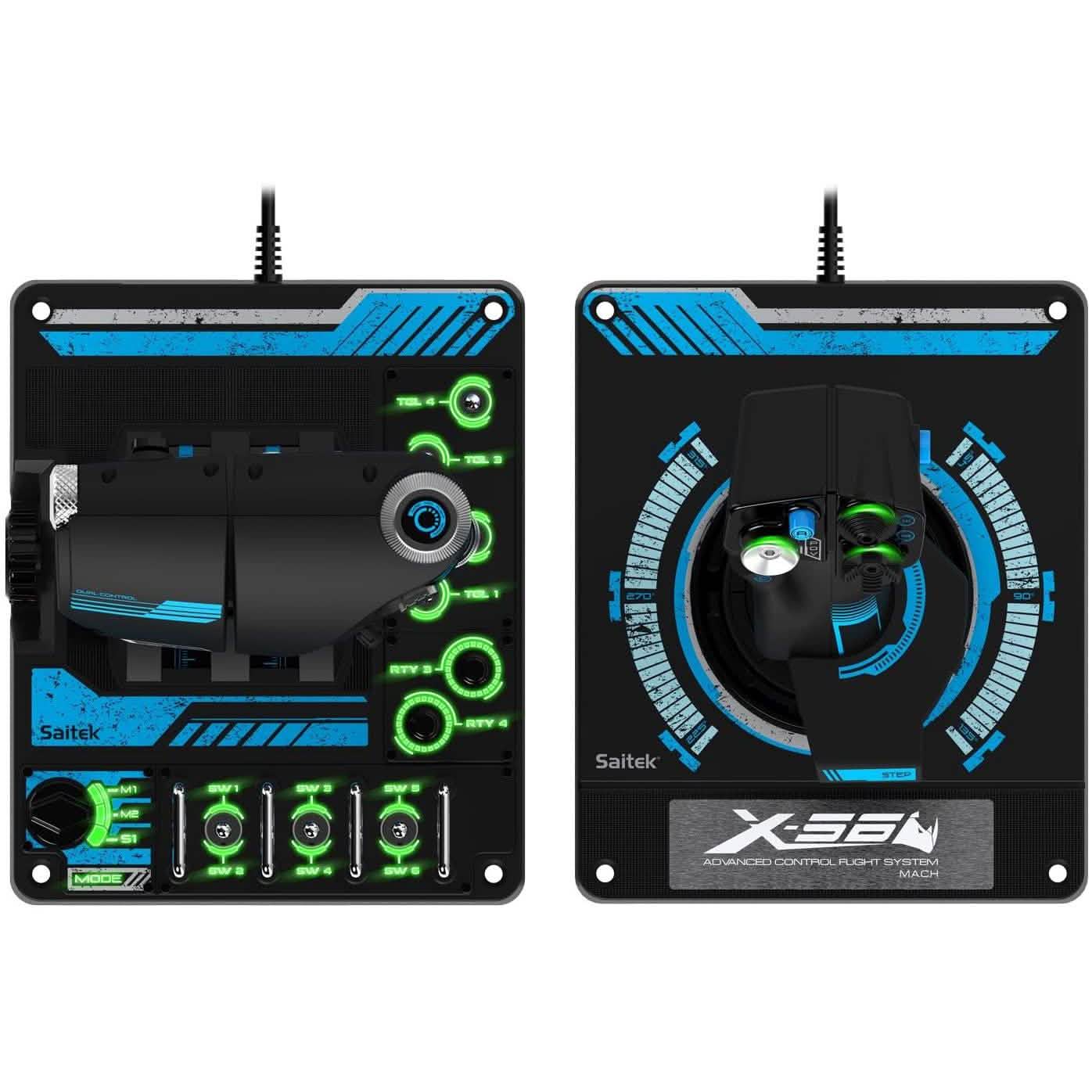 Logitech Gaming G Saitek Pro Flight X56 Rhino HOTAS DailySale