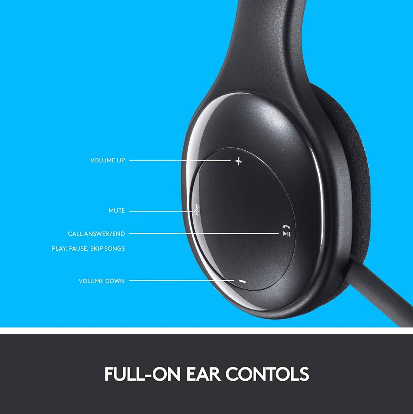 Logitech H800 Wireless Bluetooth Headset (Refurbished) DailySale