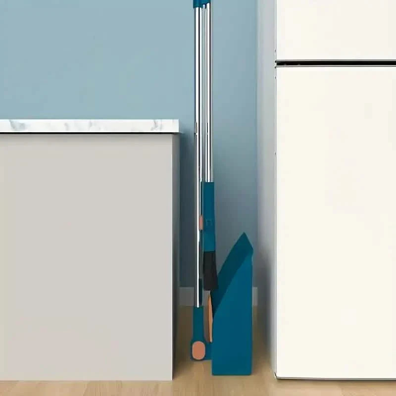 Long Handle Rotating Broom and Dustpan Set with Comb Tooth DailySale