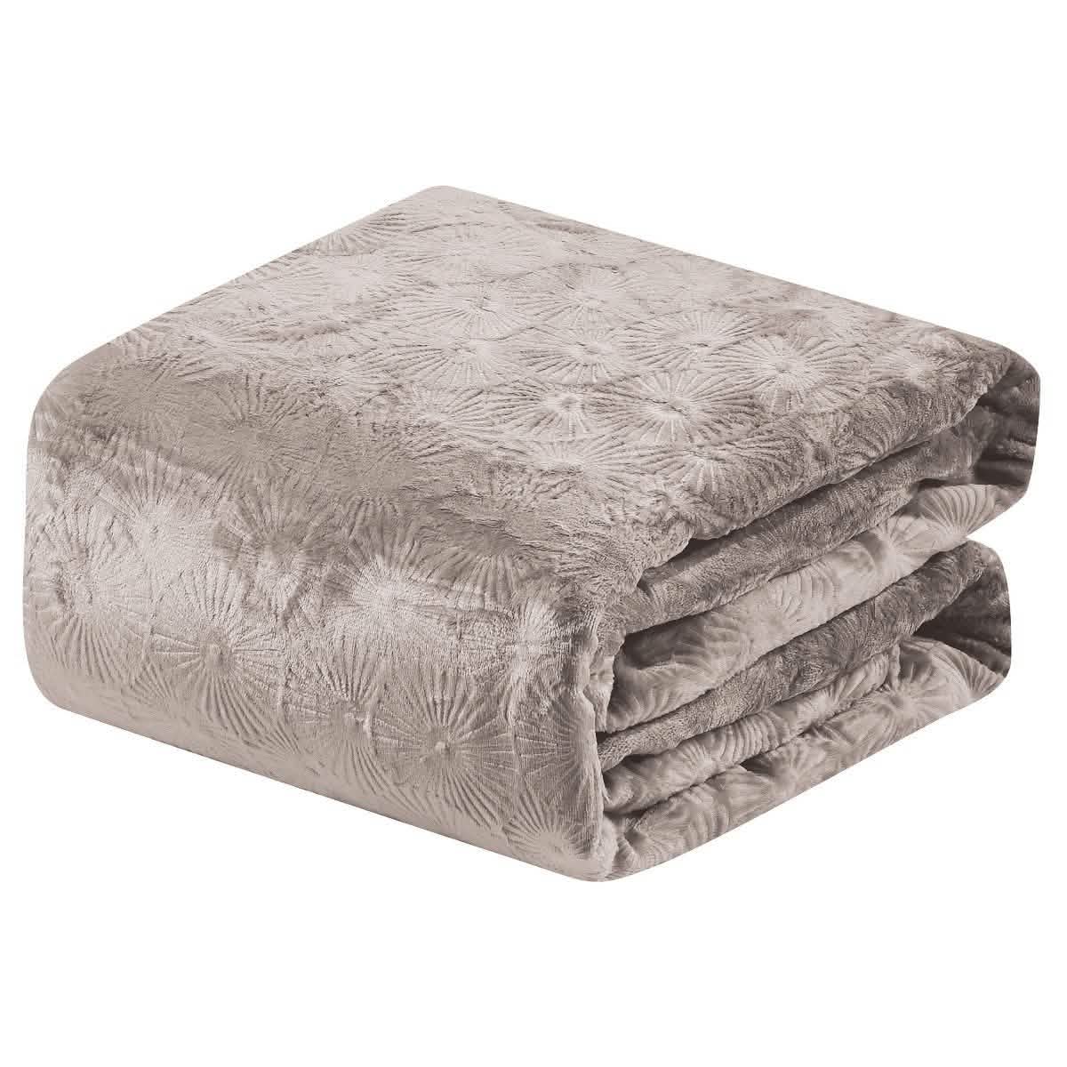 Louvre Blanket-Beige-Queen DailySale