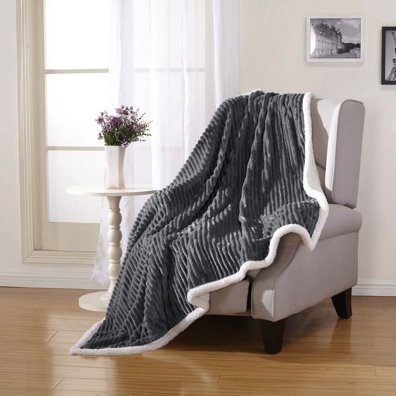 Luxurious Reversible Designer Sherpa DailySale