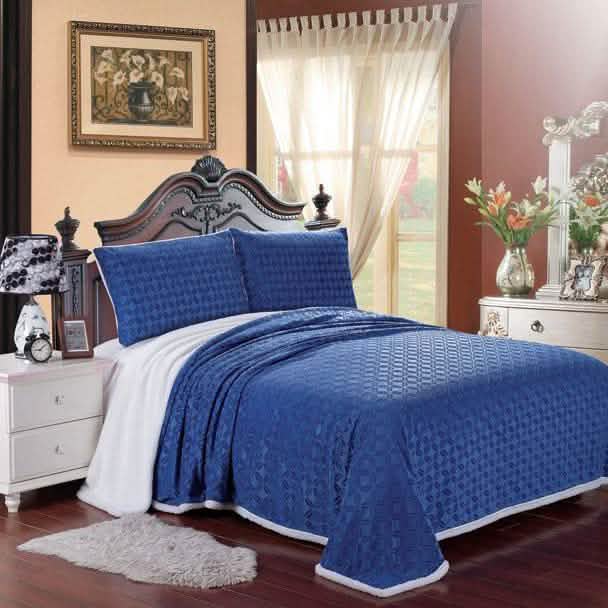 Luxurious Reversible Designer Sherpa Blanket DailySale