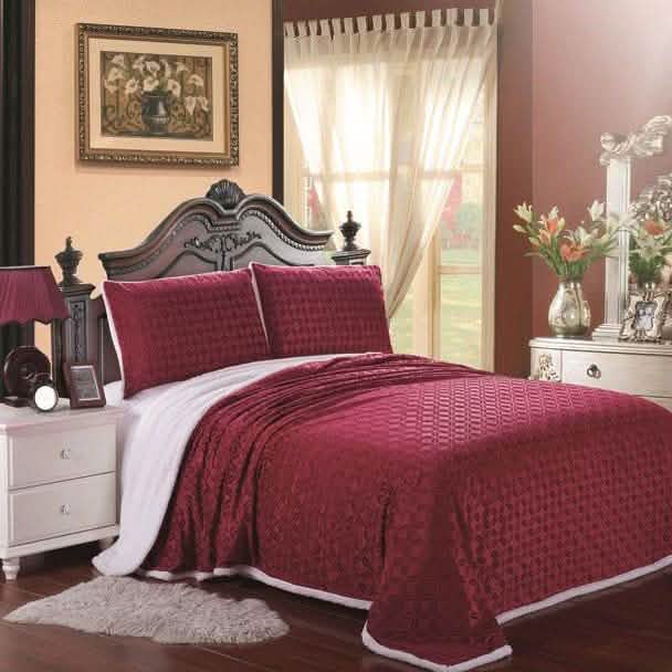 Luxurious Reversible Designer Sherpa Blanket DailySale