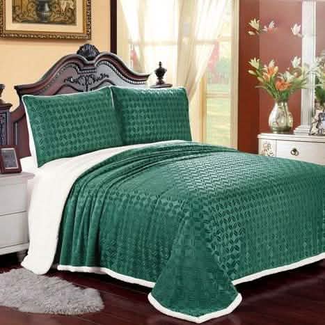 Luxurious Reversible Designer Sherpa Blanket DailySale