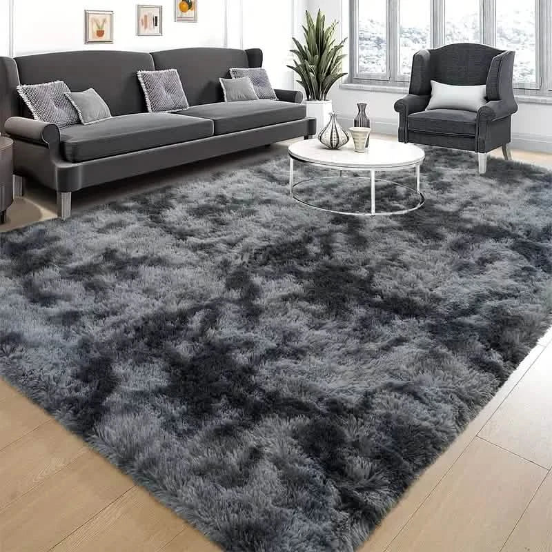 Luxurious Velvet Rectangular Shaggy Plush Carpet Rug DailySale