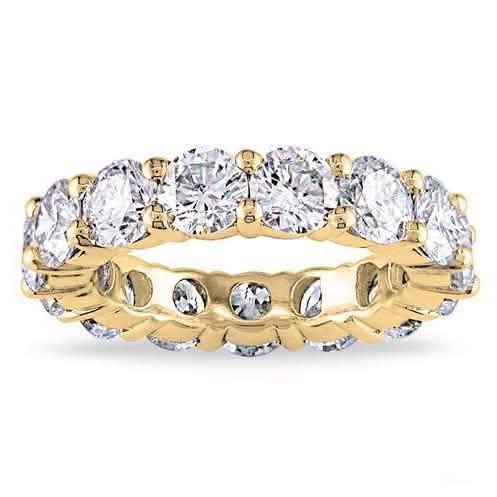 Luxury 6 CTTW Sterling Silver CZ Eternity Ring DailySale