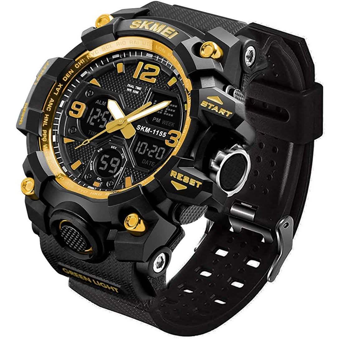 LYMFHCH Large Dual Dial Time Outdoor Army Wrist Watch Tactical DailySale