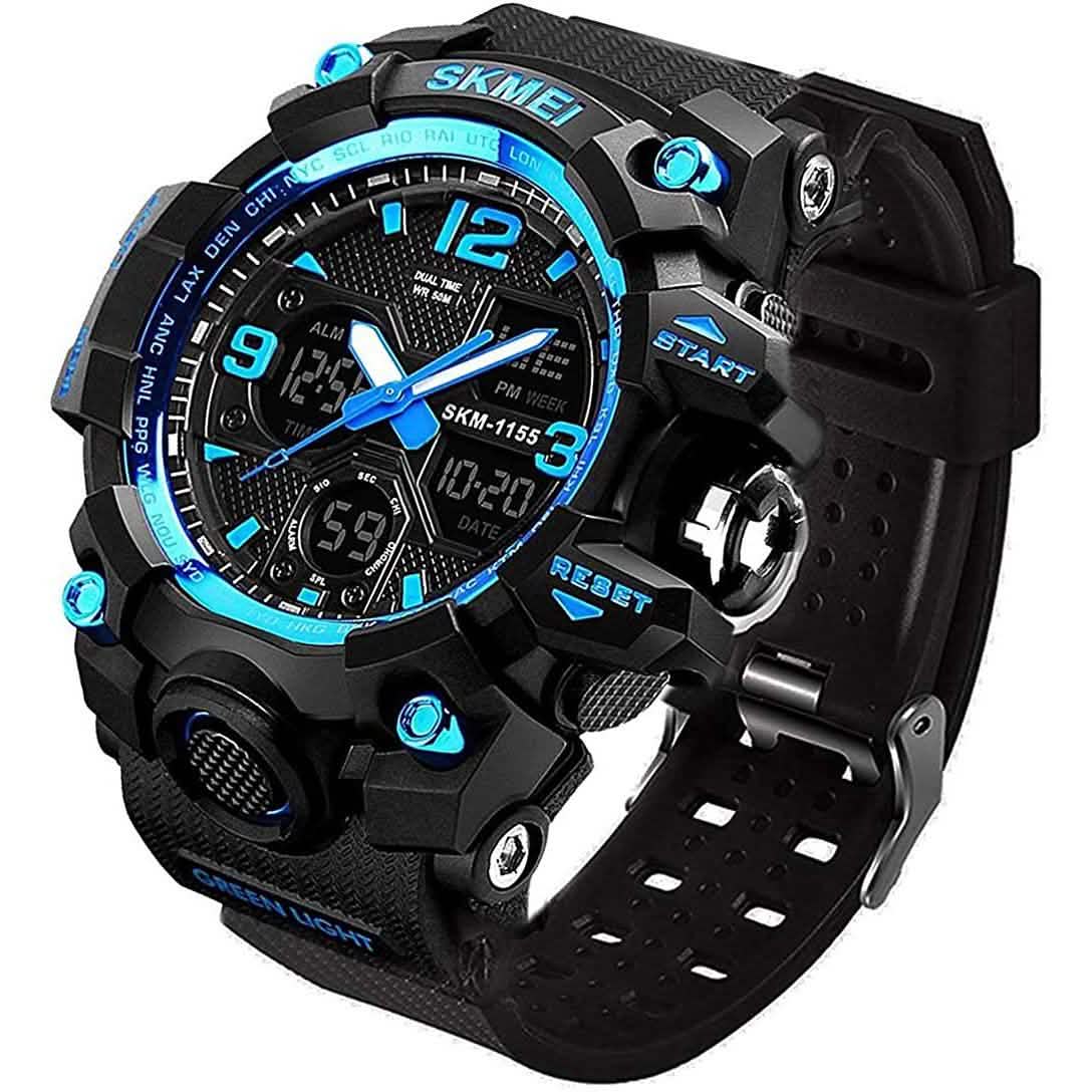 LYMFHCH Large Dual Dial Time Outdoor Army Wrist Watch Tactical DailySale