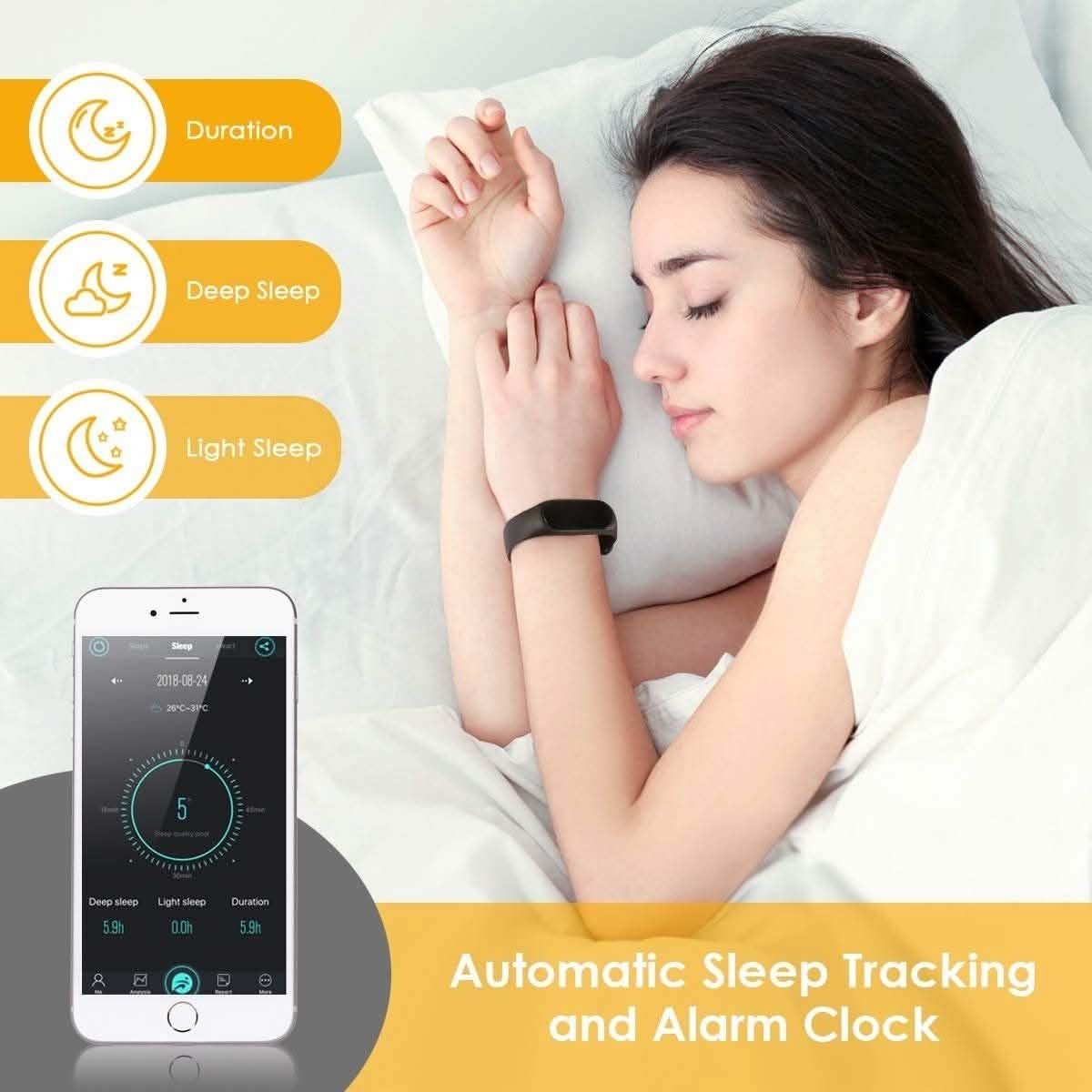 M3 Fitness Tracker - Black DailySale