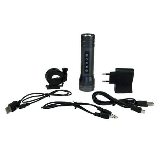Magic Music Torch Bicycle LED Flashlight With Alarm DailySale