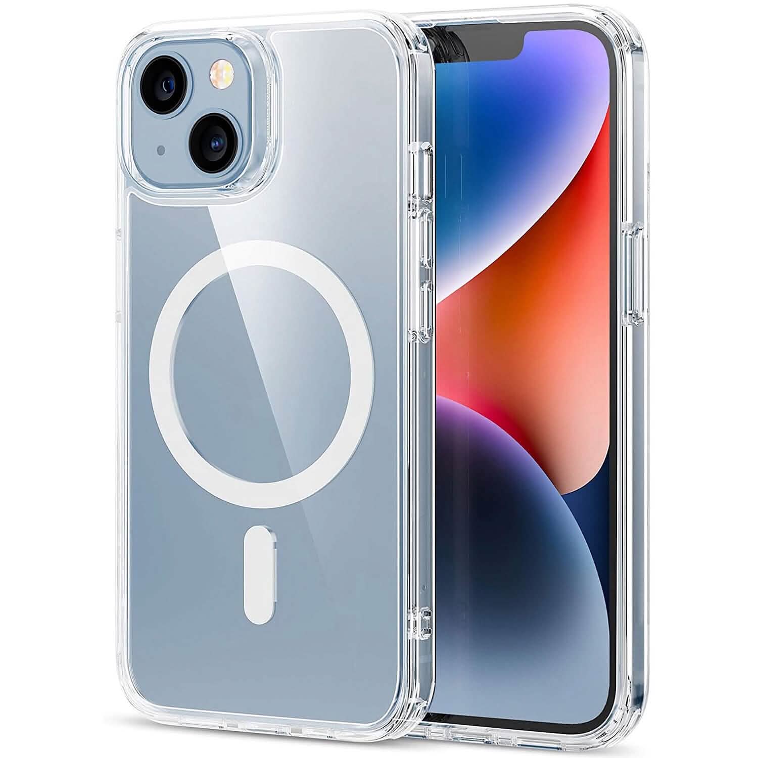 Magnetic Clear Phone Case Shockproof  Transparent Phone Cover DailySale