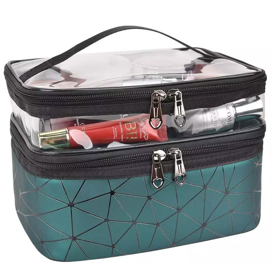 Makeup Bags Double layer Travel Cosmetic Cases DailySale