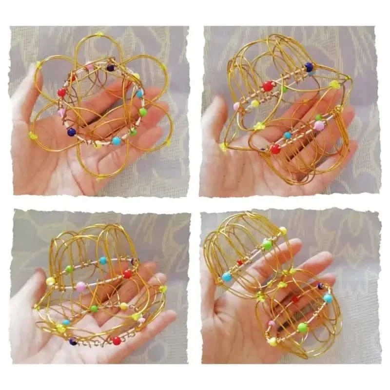Mandala Decompression Flower Basket & Steel Ring Sensory Toys DailySale