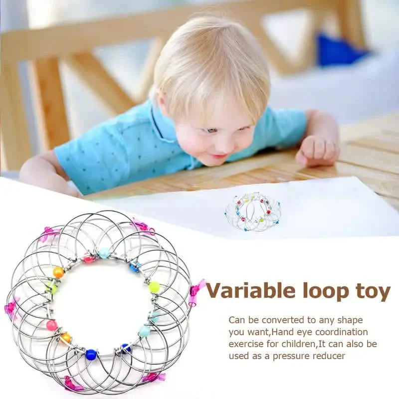 Mandala Decompression Flower Basket & Steel Ring Sensory Toys DailySale