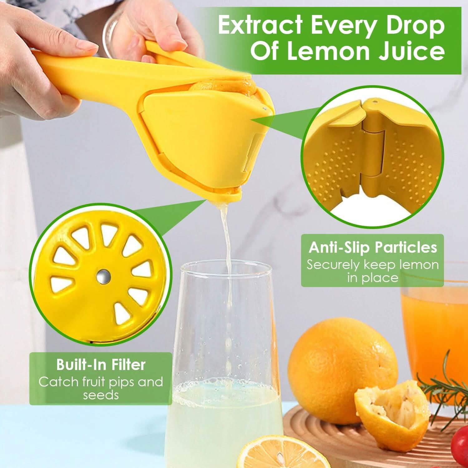 Manual Lemon Squeezer Fold Flat Design DailySale