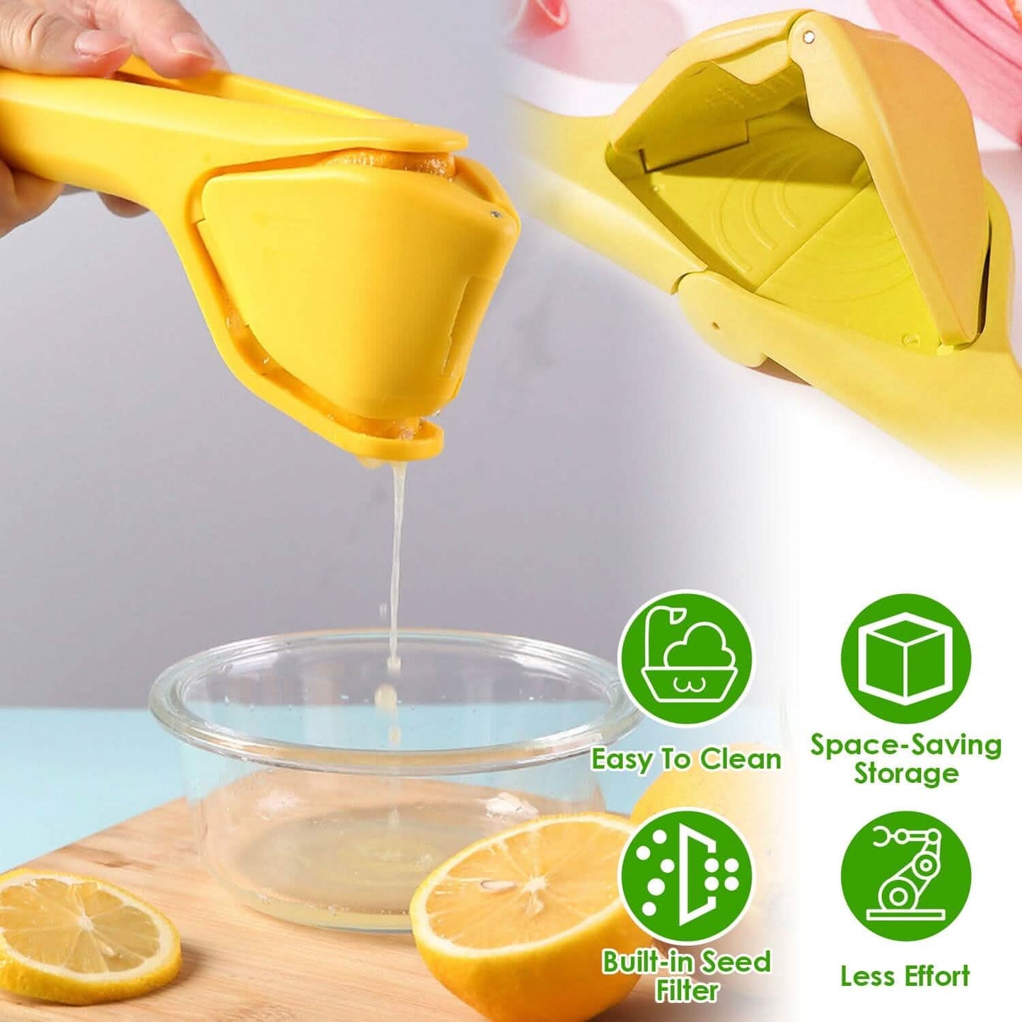 Manual Lemon Squeezer Fold Flat Design DailySale