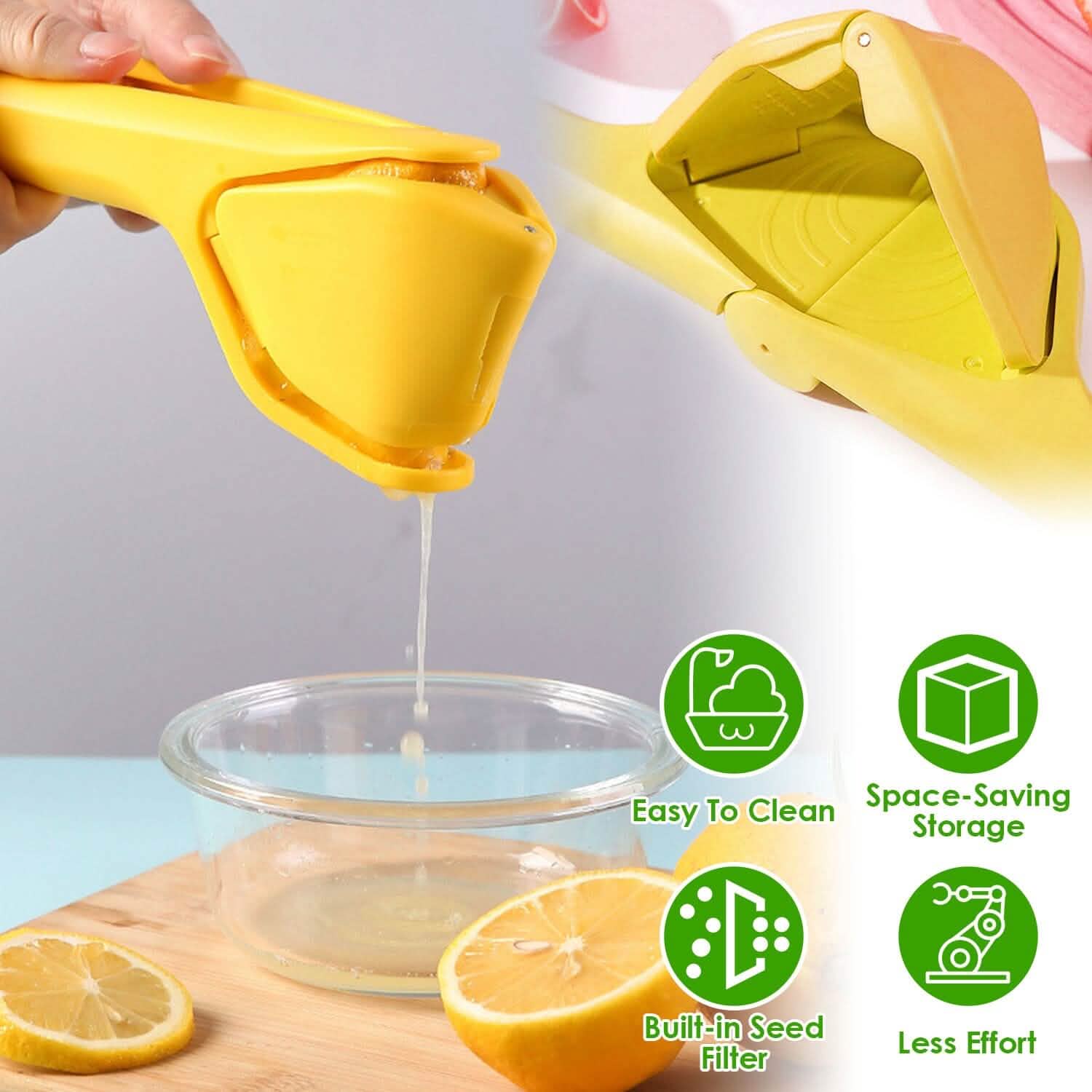 Manual Lemon Squeezer Fold Flat Design DailySale