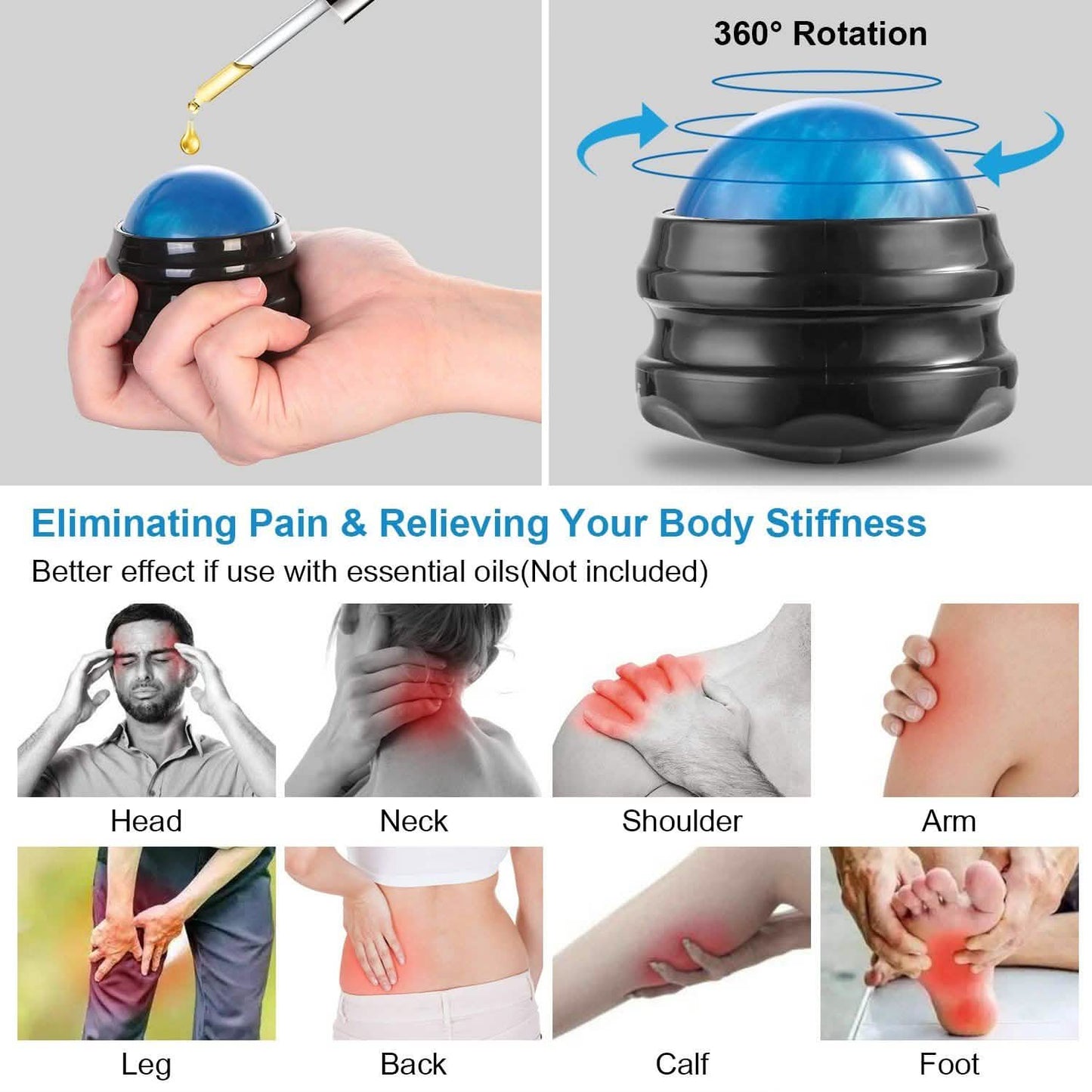 Massage Ball Manual Roller Massager DailySale