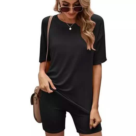 Matching Biker Short and T-Shirt Set DailySale