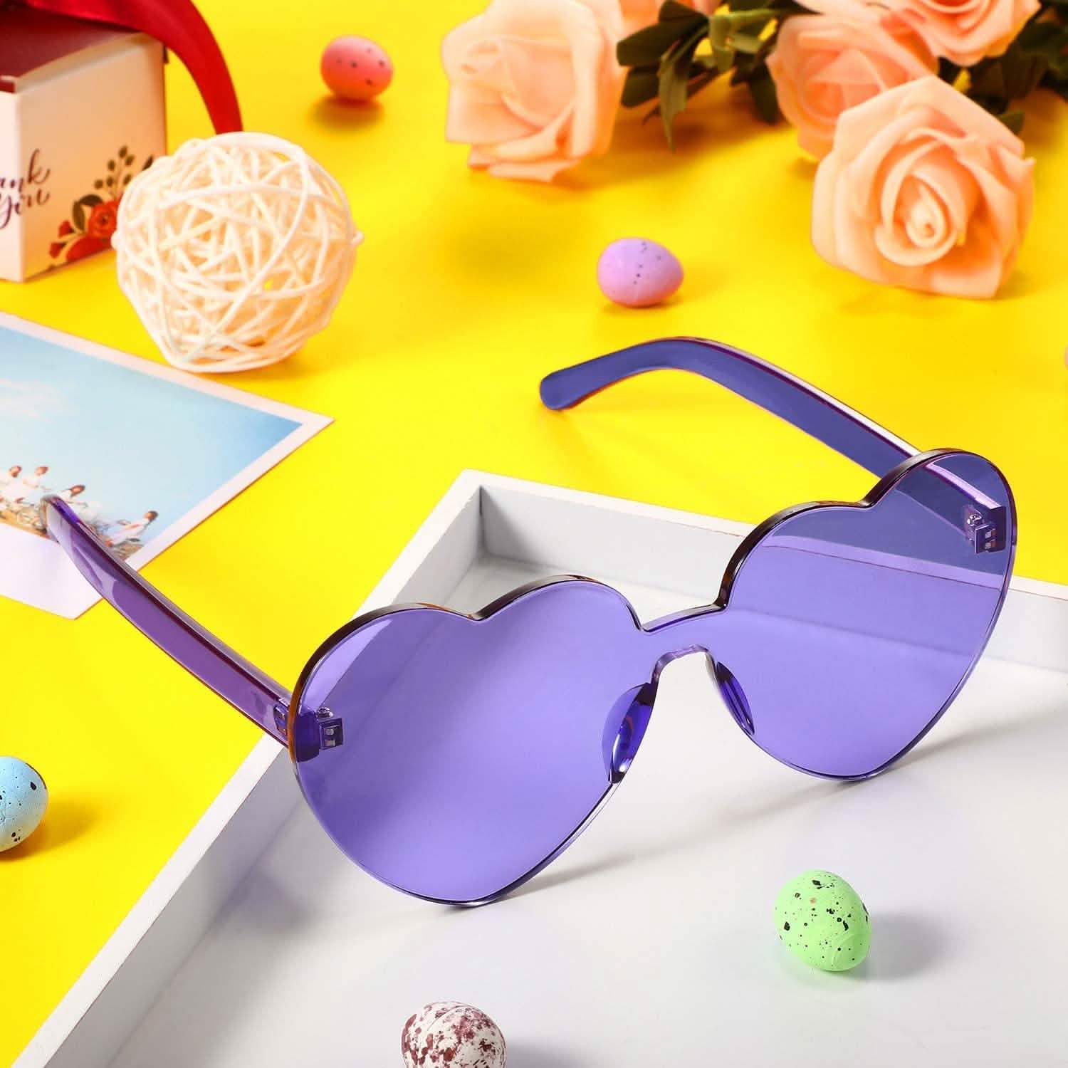 Maxdot Heart Shape Sunglasses Party Sunglasses DailySale