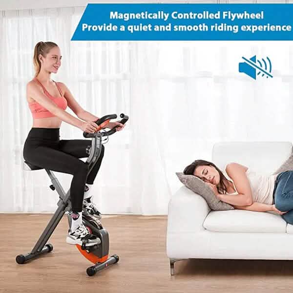 Maxkare MK-4012 Exercise Bike with Arm Resistance Bands DailySale