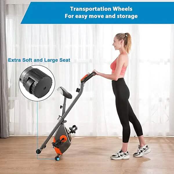 Maxkare MK-4012 Exercise Bike with Arm Resistance Bands DailySale