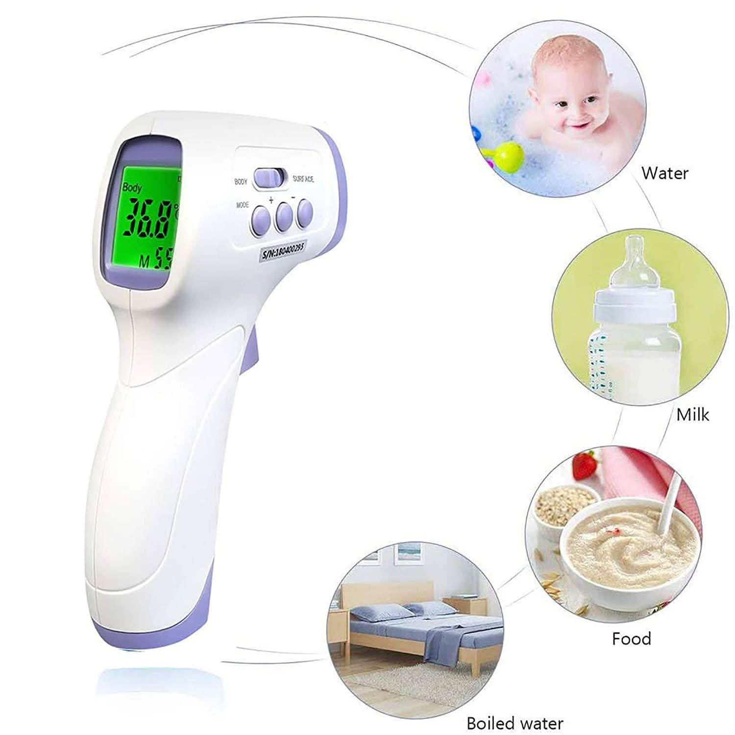 Medical Professional Infrared Thermometer Digital Non-Contact Laser Gun - F103 DailySale