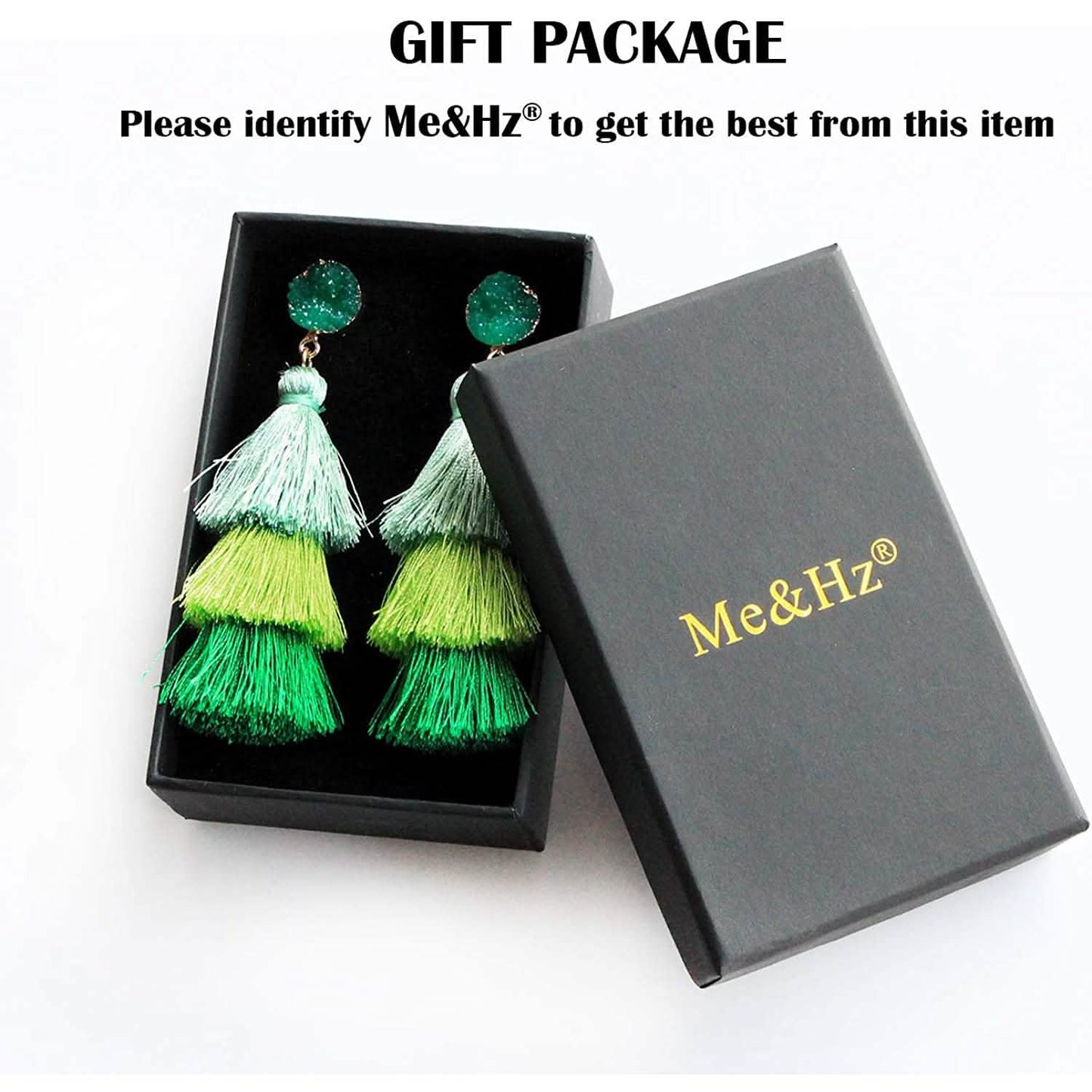 Me&Hz Colorful Layered Tassel Earrings DailySale