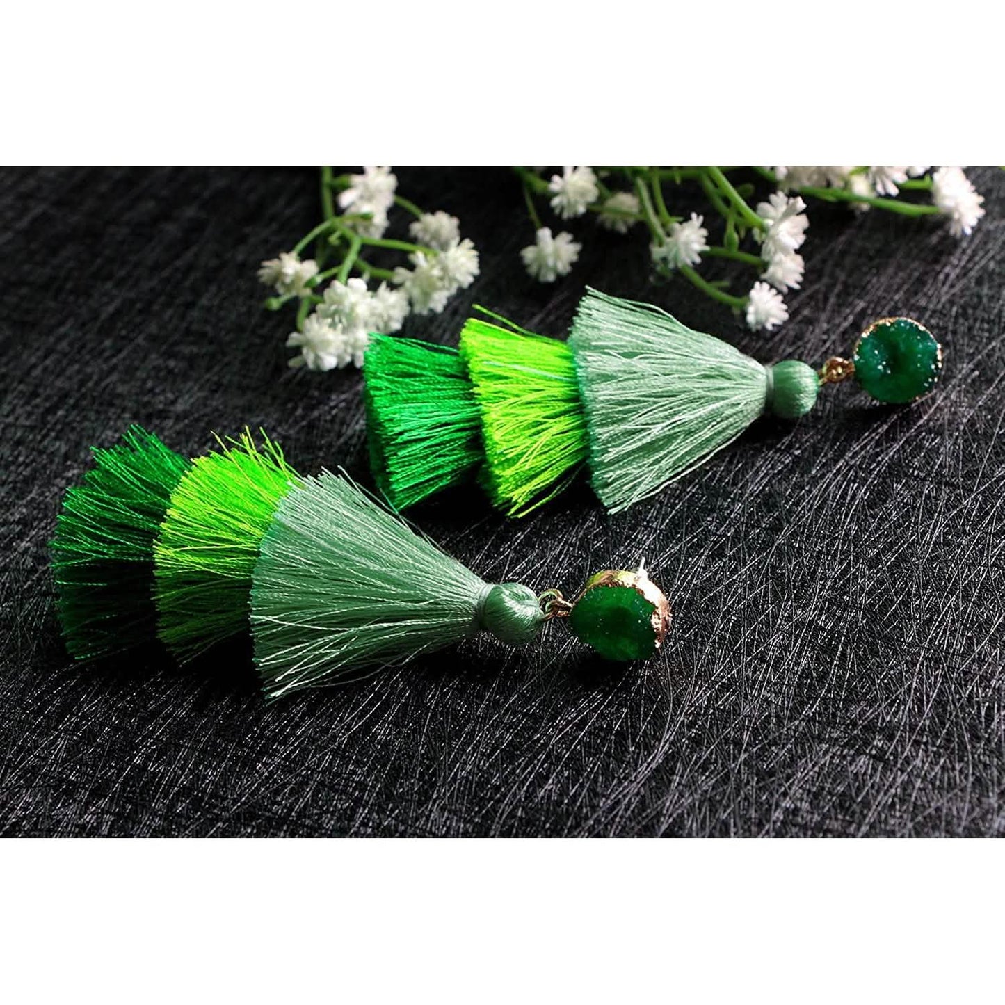 Me&Hz Colorful Layered Tassel Earrings DailySale