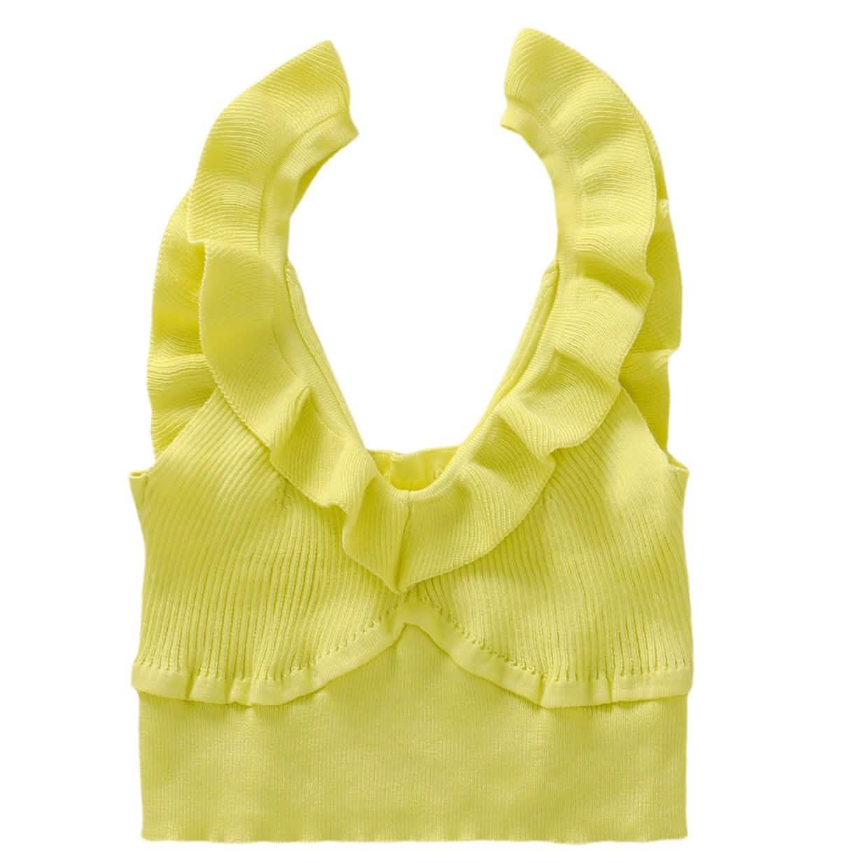 Meihuida Women's Sleeveless V Neck Crop Tops DailySale