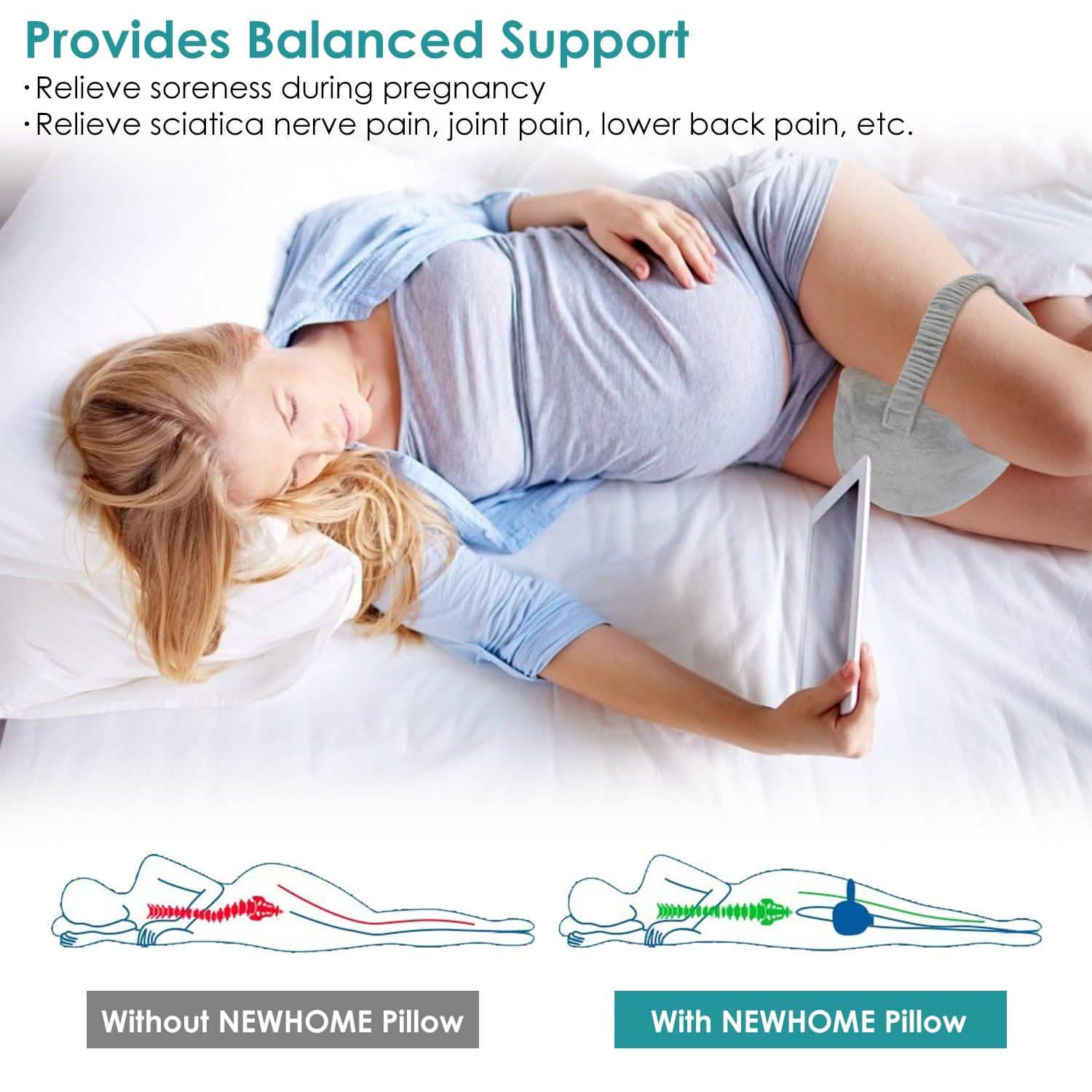 Memory Foam Contour Leg Pillow For Side Sleepers DailySale
