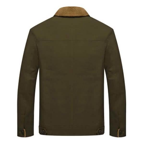 Men Fur Collar Army Tactical Jacket DailySale