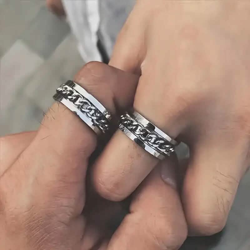 Men's 8mm Titanium Steel Ring DailySale
